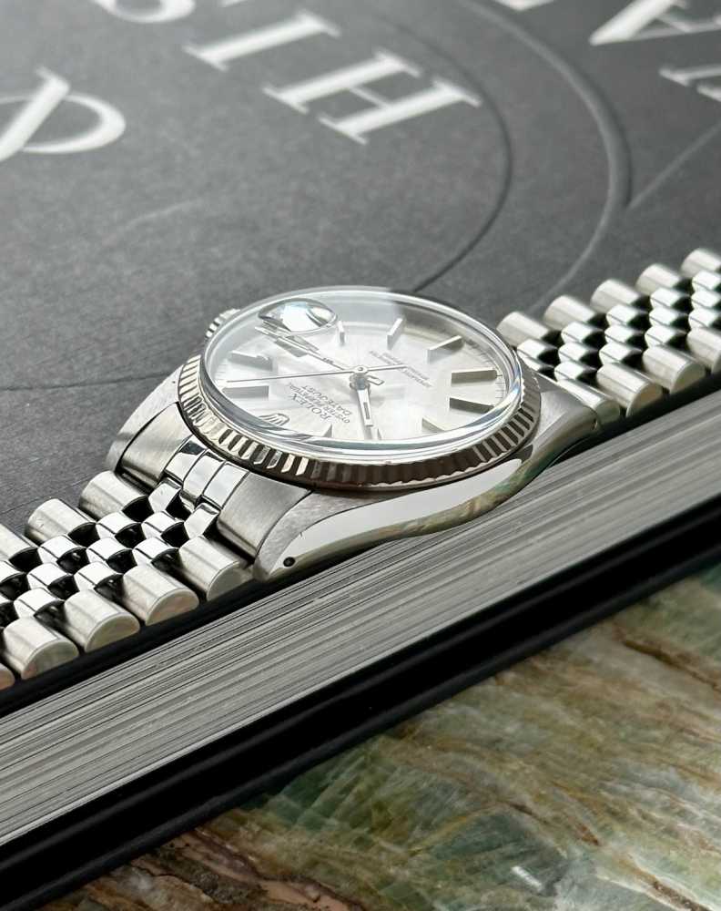 Image for Rolex Datejust 16014 Silver 1984 with original box and papers 2