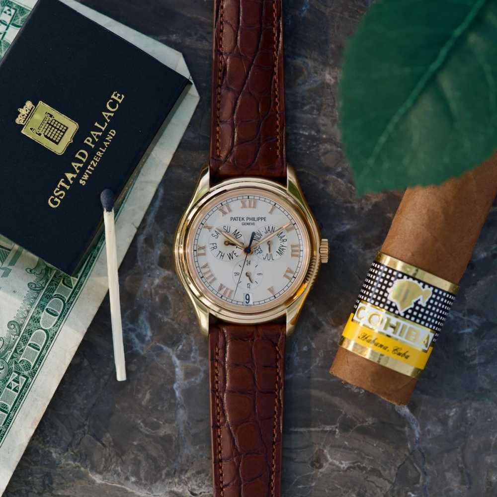 Image for Patek Philippe Annual Calendar  5035R Cream 1997 with original box and papers