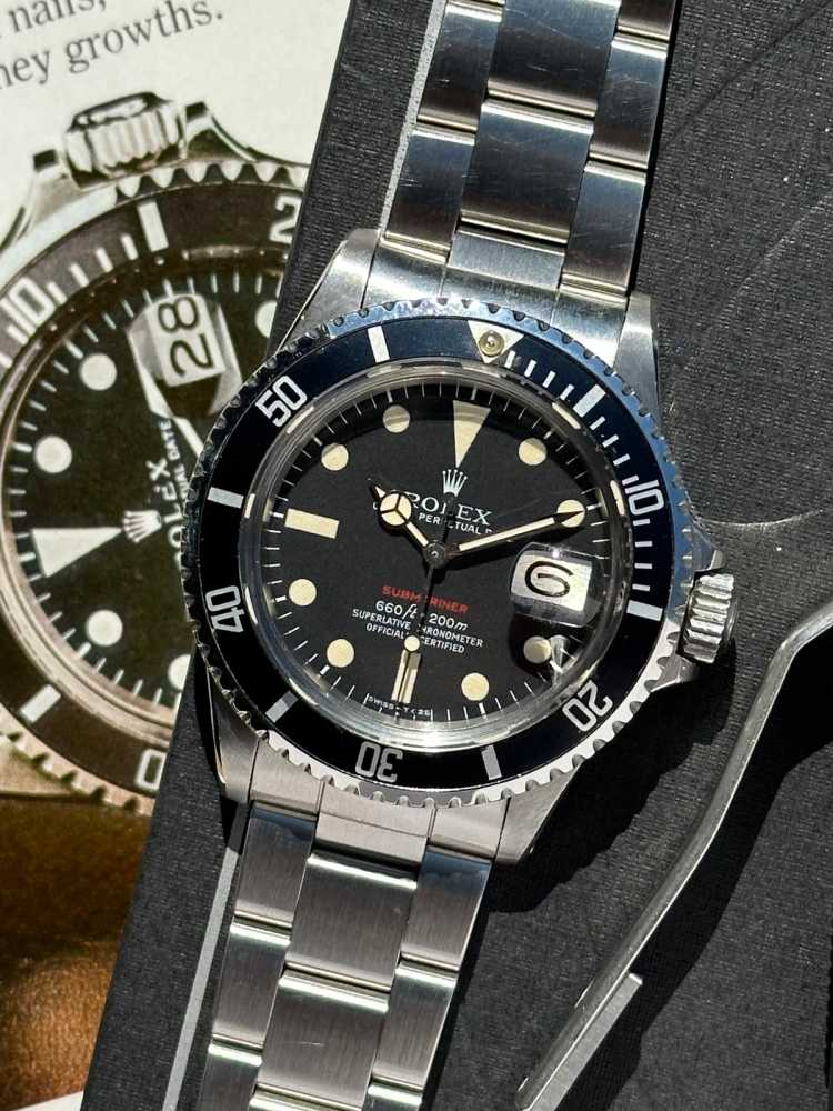 Featured image for Rolex Submariner "Red" 1680 Black 1973 
