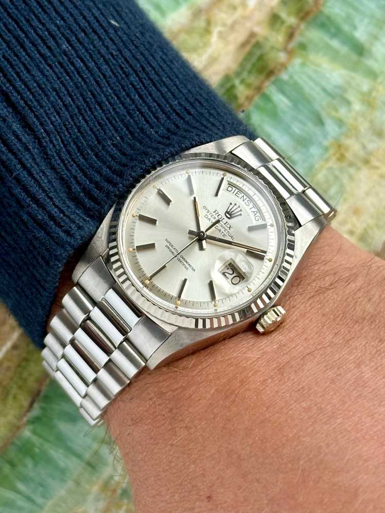 Image for Rolex Day-Date 1803-9 Silver 1975 