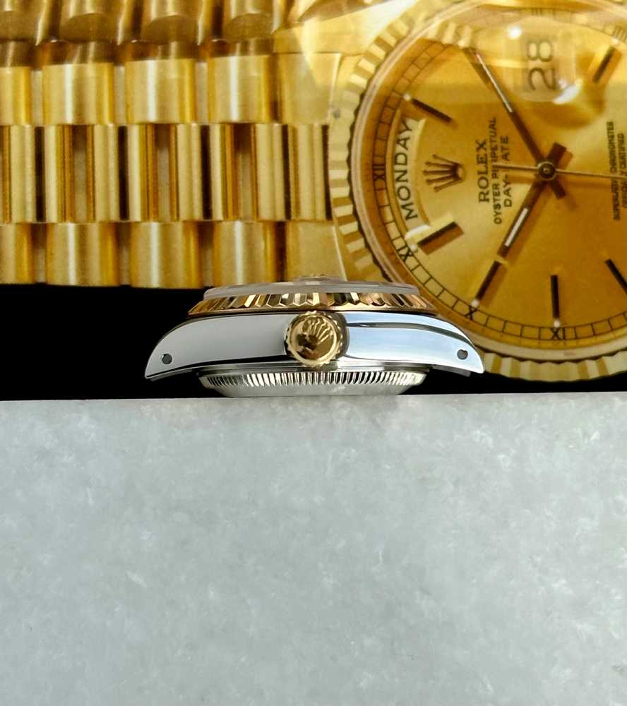 Image for Rolex Lady-Datejust "Diamond" 69173G Gold 1989 with original box and papers 4