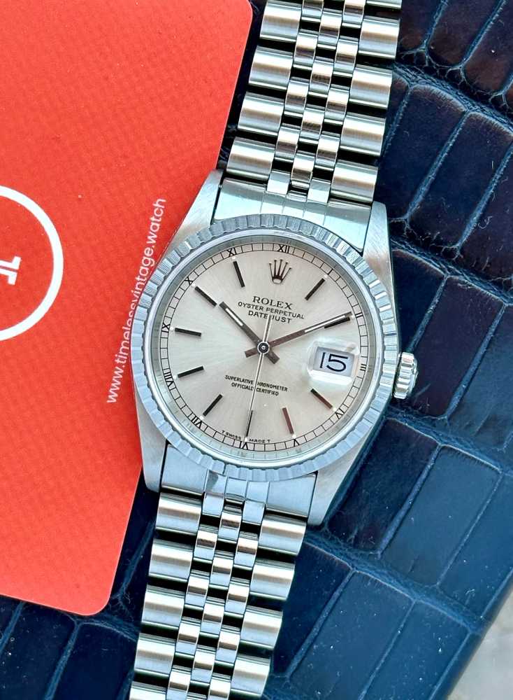 Featured image for Rolex Datejust 16220 Silver 1988 