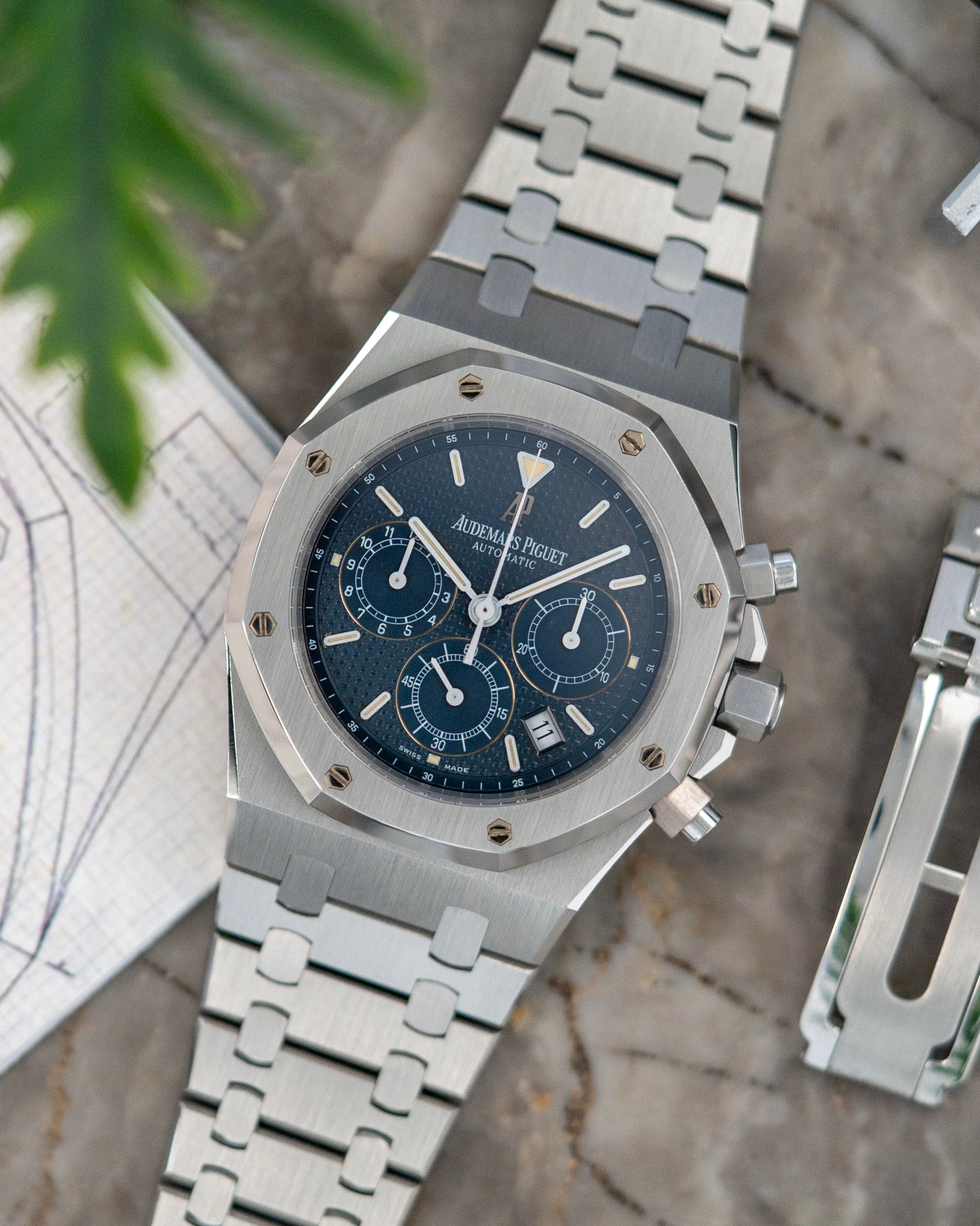 Audemars Piguet Royal Oak Chronograph 25860ST Blue 1999 with