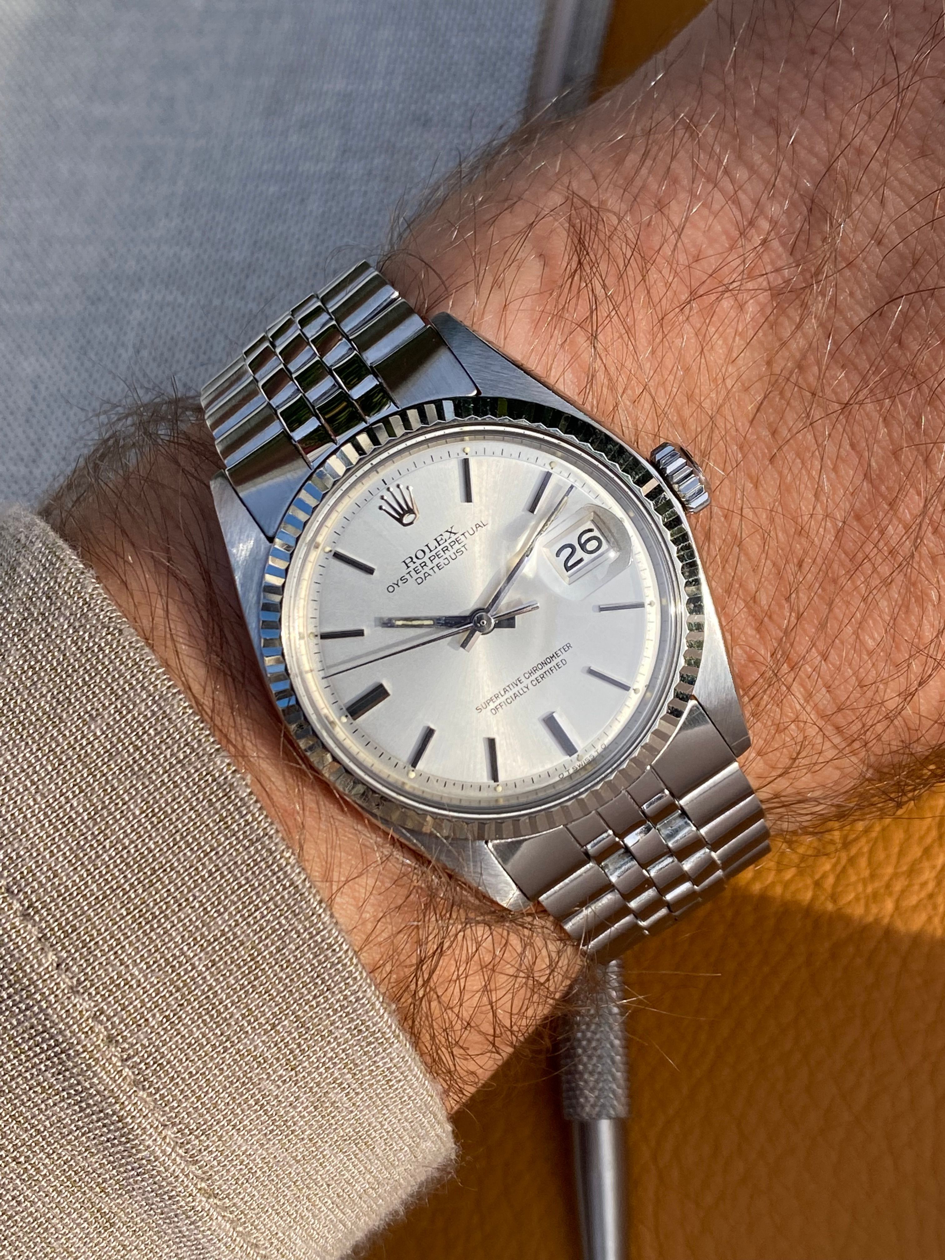 Rolex Datejust 1601 Silver 1972