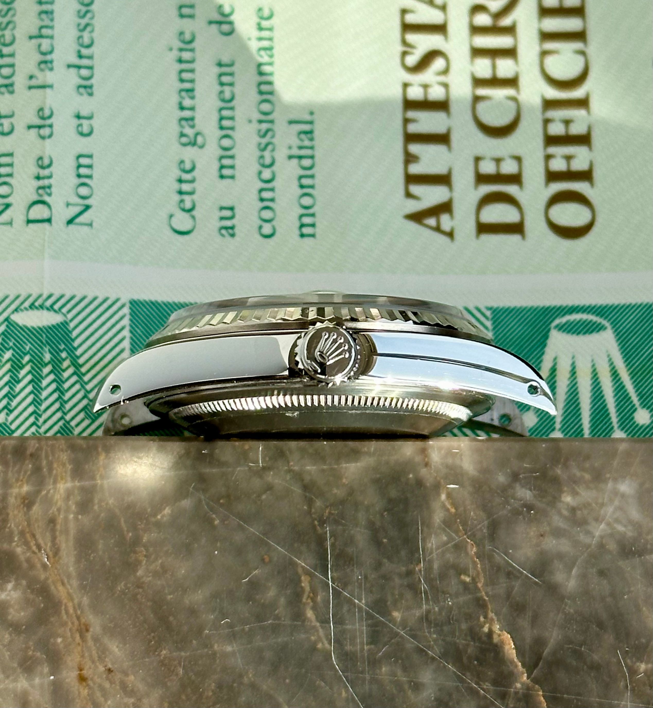 小物 milo Rolex Datejust 16234 Silver 1991 with original box and papers 3