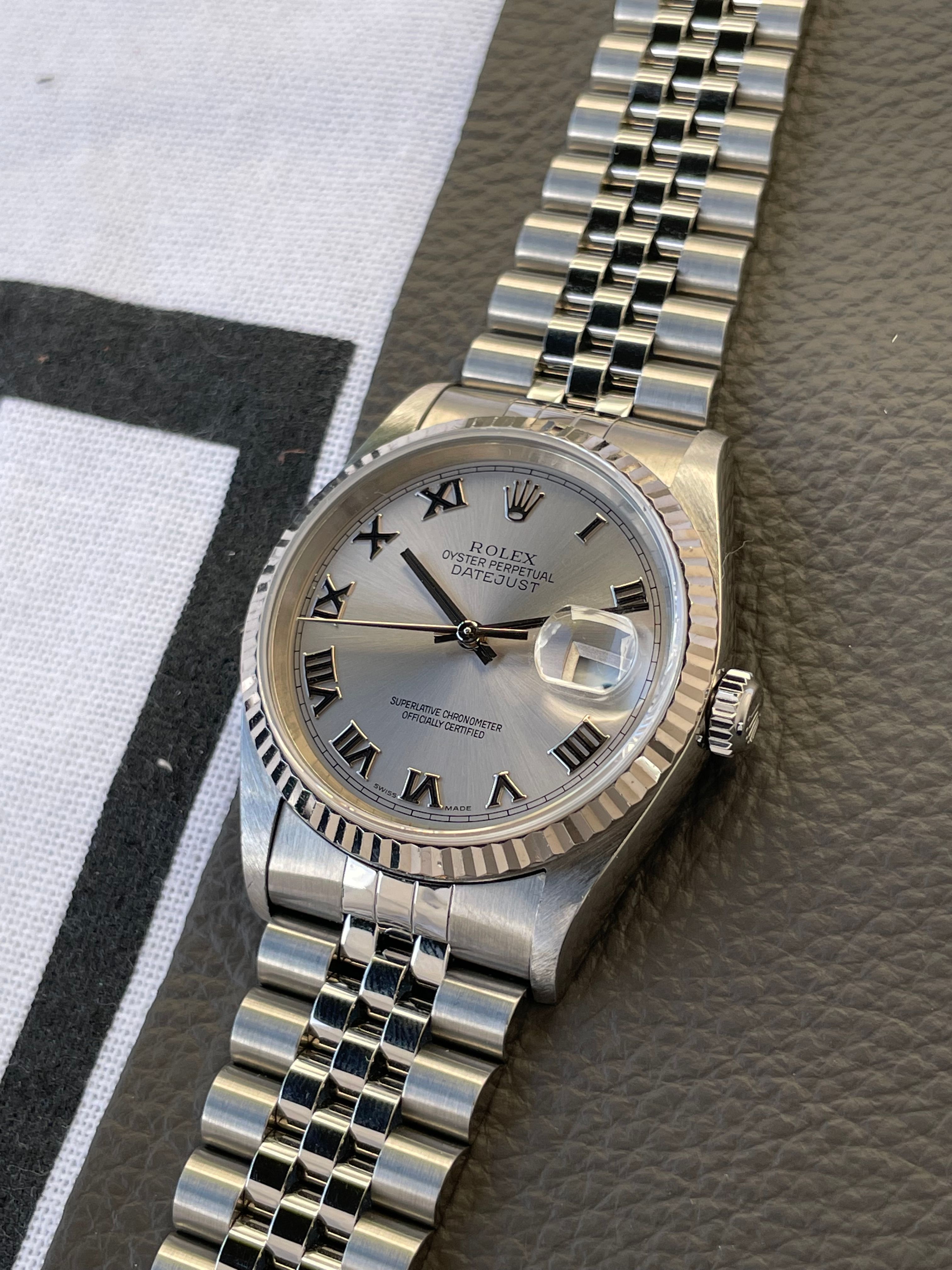 Rolex Datejust 16234 Silver 2000