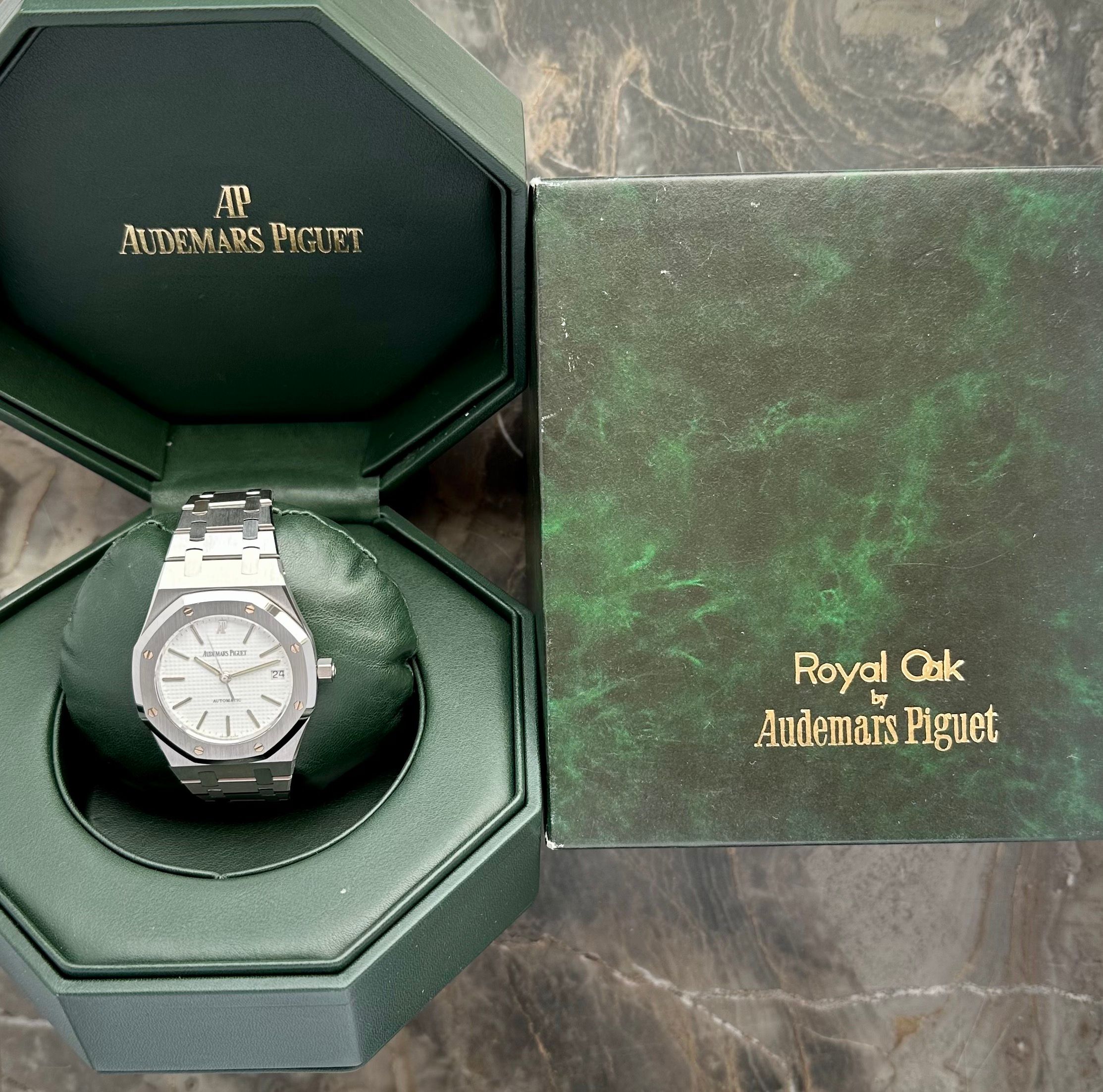 Audemars Piguet Royal Oak 14790ST White 1995 with original box and