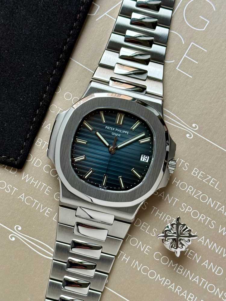 Featured image for Patek Philippe Nautilus 5711 Blue 2007 with original box and papers