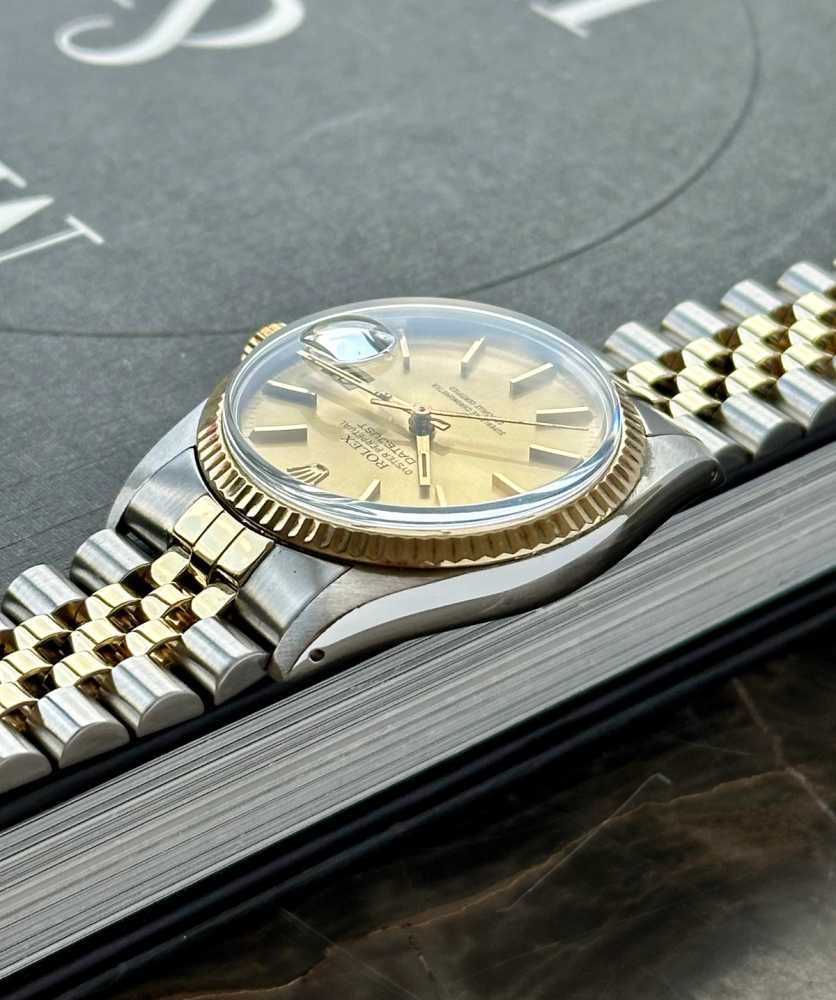 Image for Rolex Datejust 16013 Gold 1980 with original box and papers