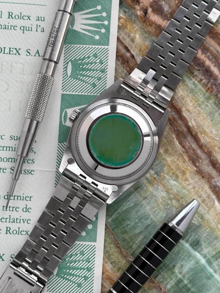 Image for Rolex Datejust "Diamond" 16234G Silver 1988 with original box and papers