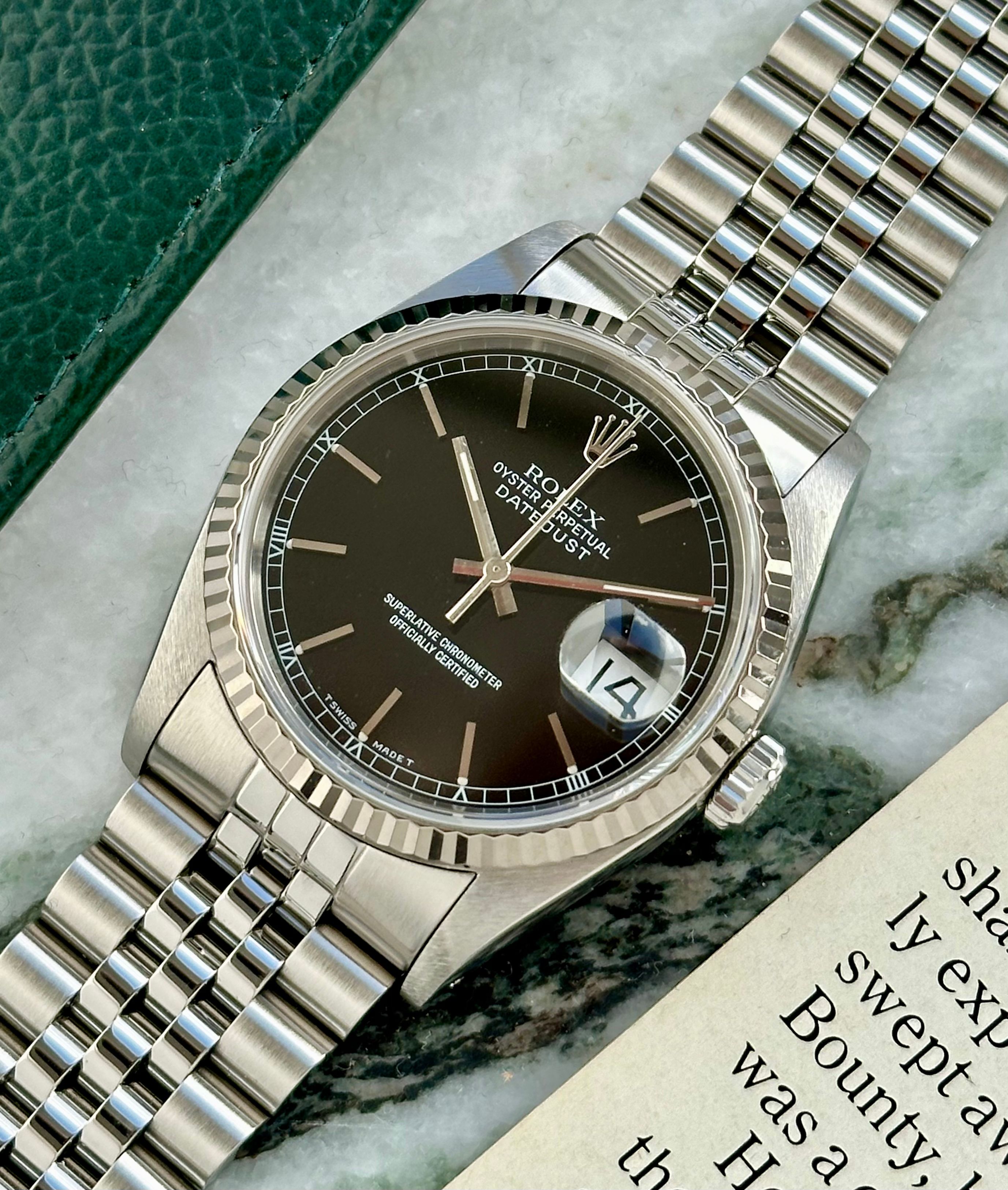 Rolex Datejust 16234 Black 1993