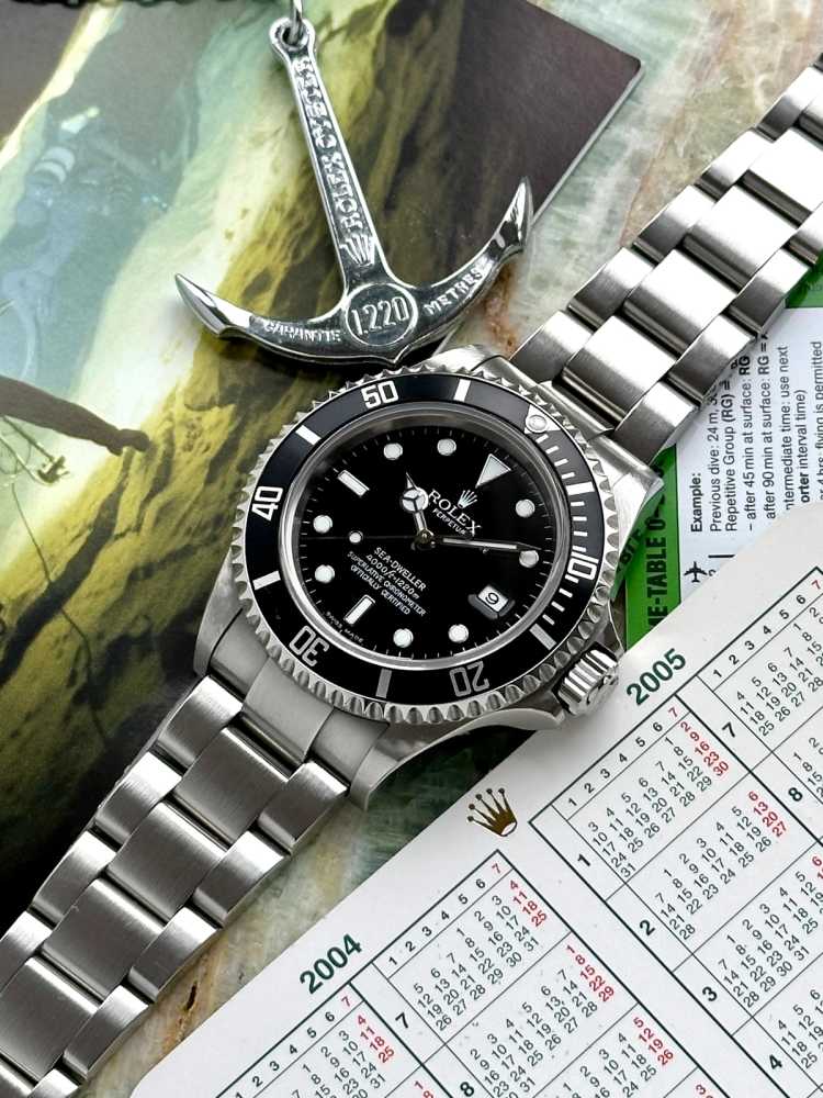 Image for Rolex Sea-Dweller 16600 T Black 2004 with original box and papers