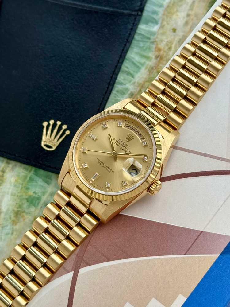 Image for Rolex Day-Date "Diamond" 18238 Gold 1989 