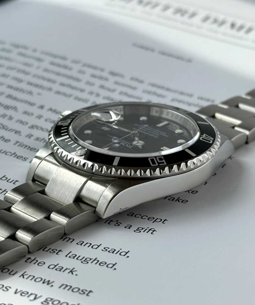 Image for Rolex Submariner "Engraved Rehaut" 16610T Black 2008 