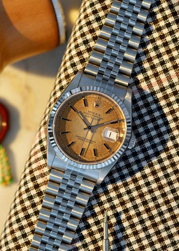 Featured image for Rolex Datejust “Tropical dial” 16234 Tropical 2002 
