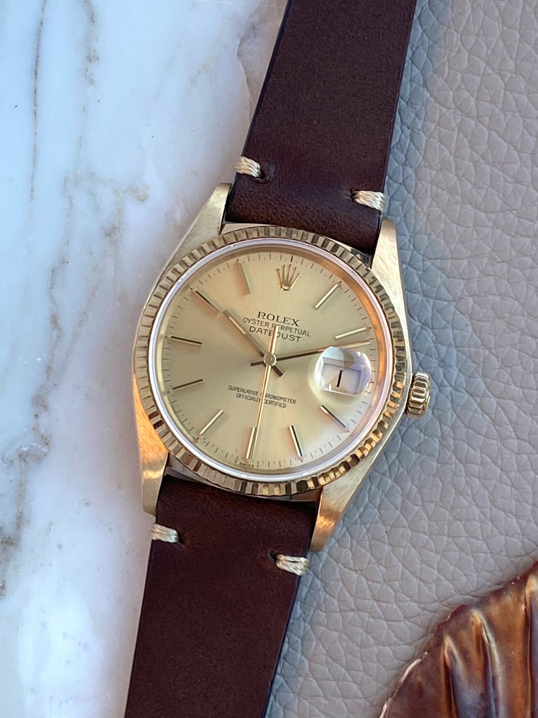 Rolex Datejust 16018 Gold 1983