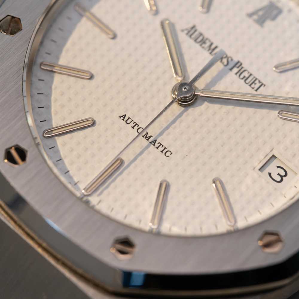 Image for Audemars Piguet Royal Oak "White dial" 14790ST White 1996 with original box and papers