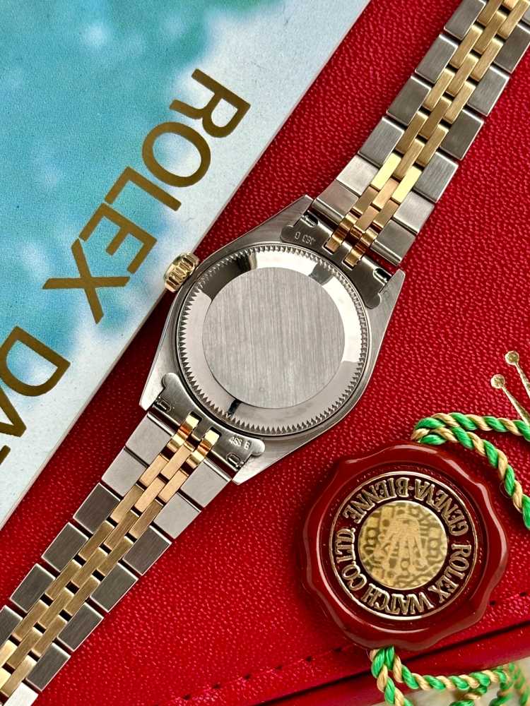 Image for Rolex Lady-Datejust "Diamond" 69173G Gold 1996 with original box and papers 2