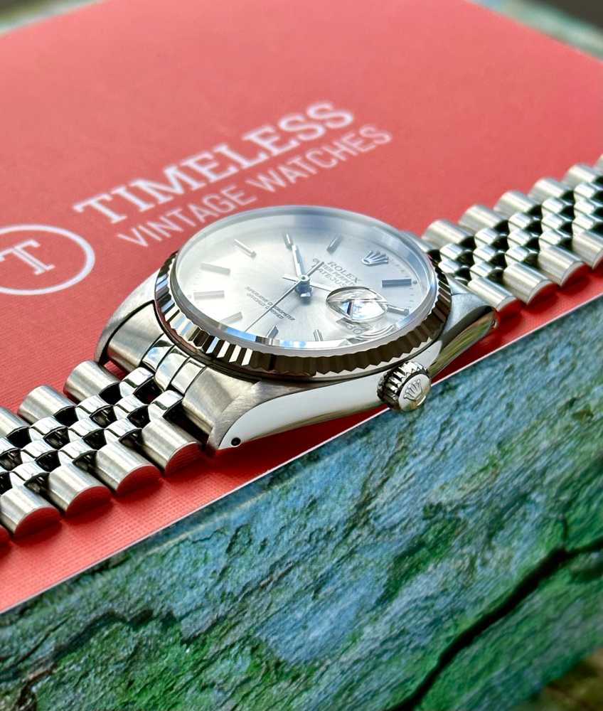 Image for Rolex Datejust 16234 Silver 1993 with original box and papers 2
