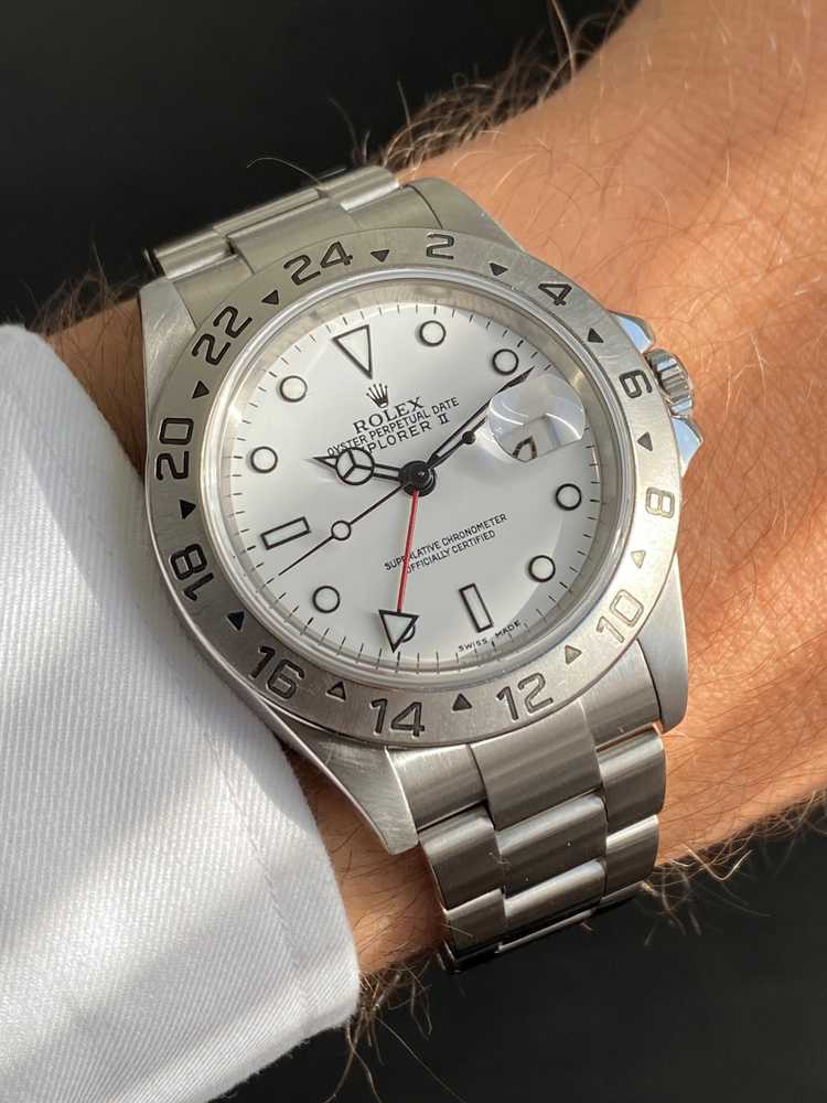 Image for Rolex Explorer II 16570T White 2005 