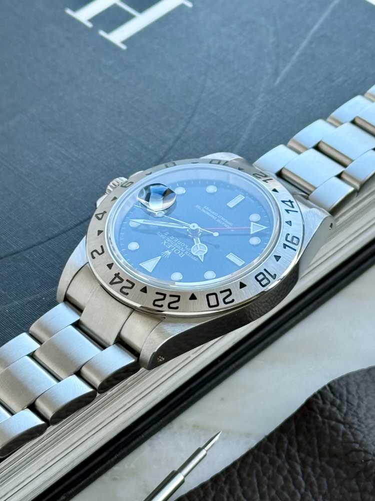 Image for Rolex Explorer II 16570 Black 2000 with original box and papers k106