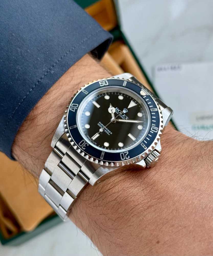 Image for Rolex Submariner 14060 Black 1995 with original box and papers