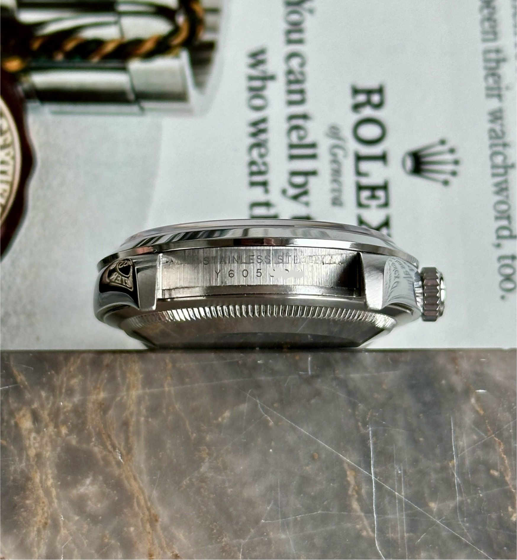 Rolex Explorer 114270 Black 2002 with original box