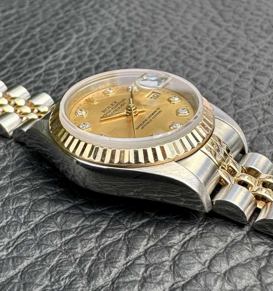 Image for Rolex Lady-Datejust "Diamond" 79173G Gold 2000 with original box and papers 3