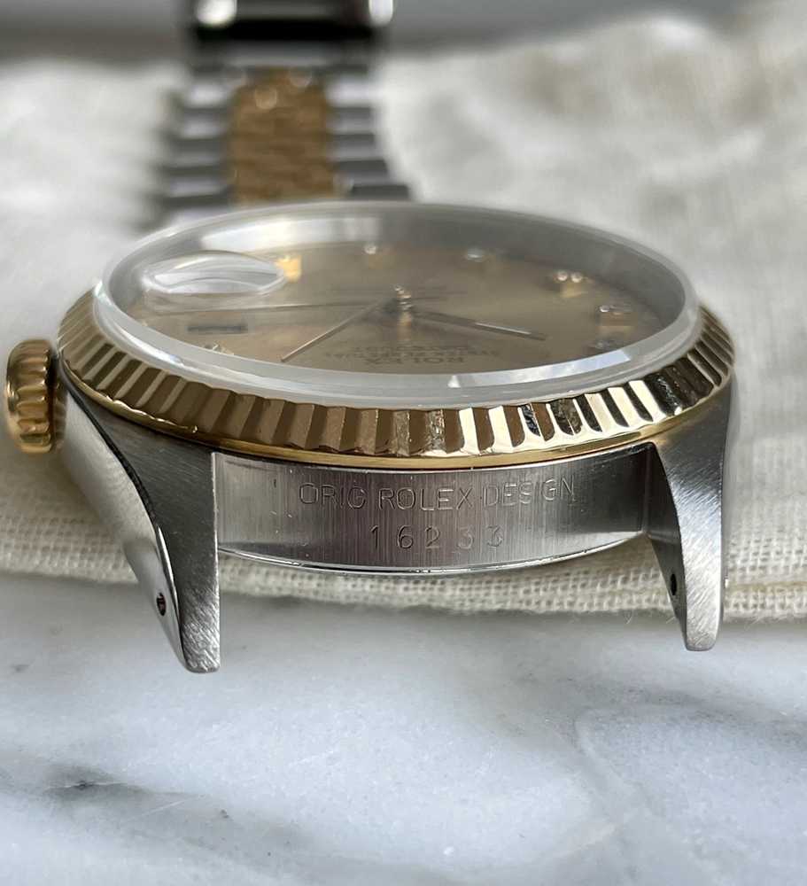 Image for Rolex Datejust Diamond Dial ref. 16233  16233 Gold 1990 