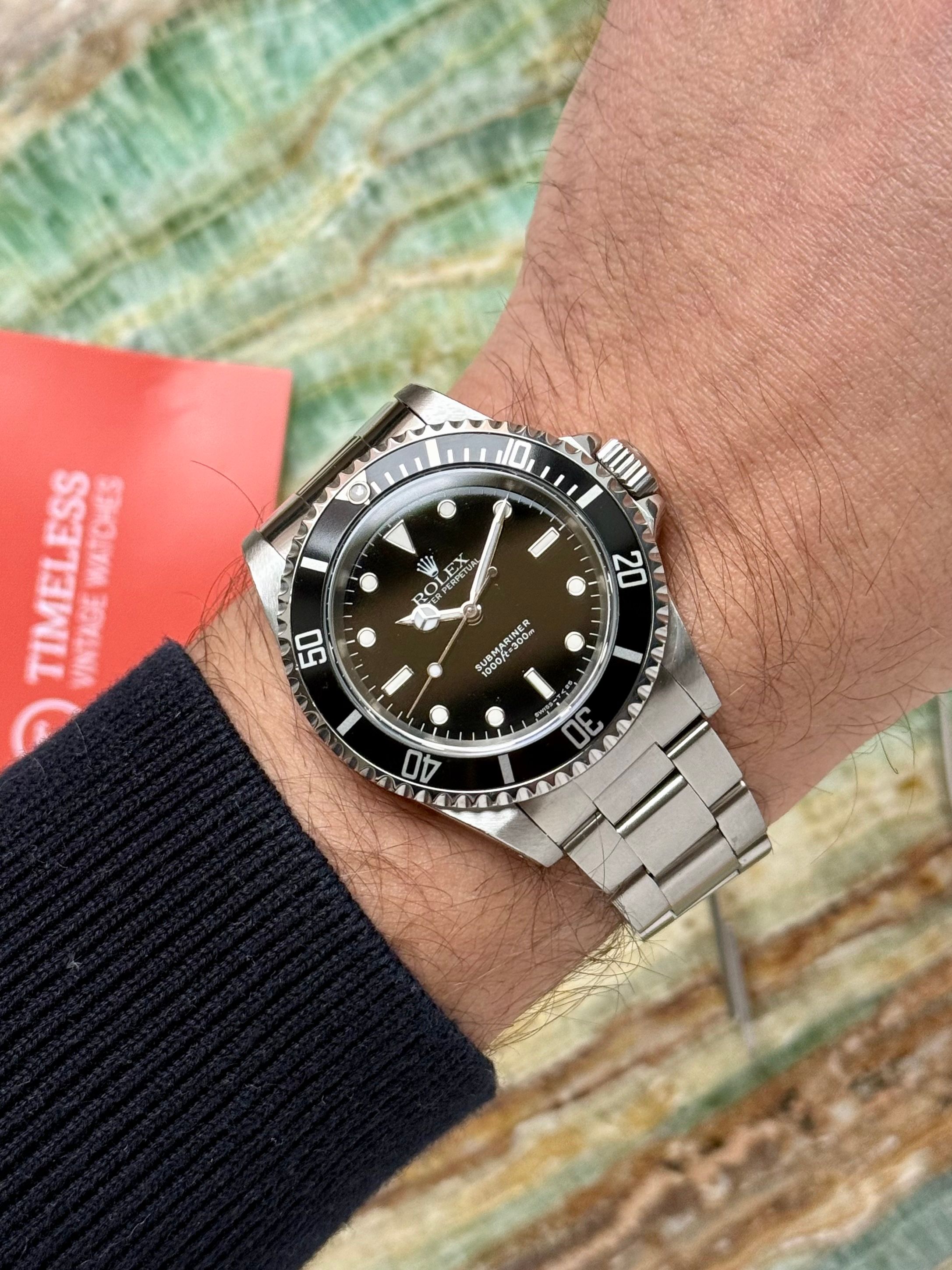 Rolex Submariner 14060 Black 1993 3