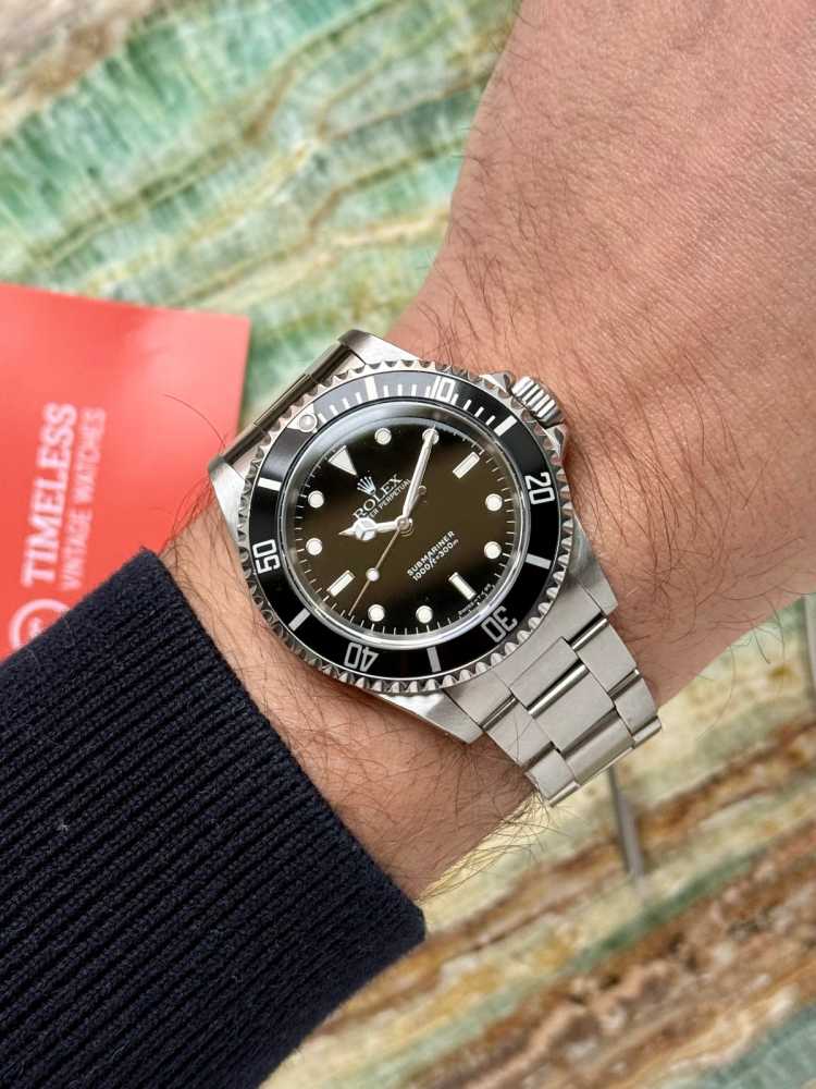 Wrist shot image for Rolex Submariner 14060 Black 1993 3