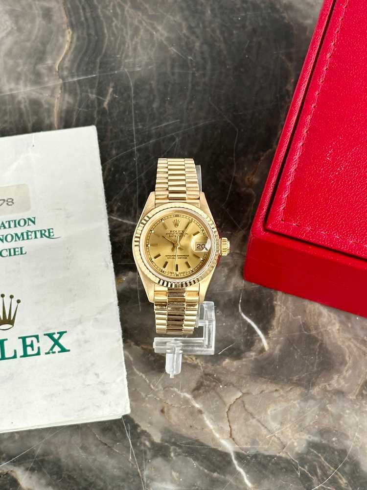 Image for Rolex Lady-Datejust 69178 Gold 1989 with original box and papers 2