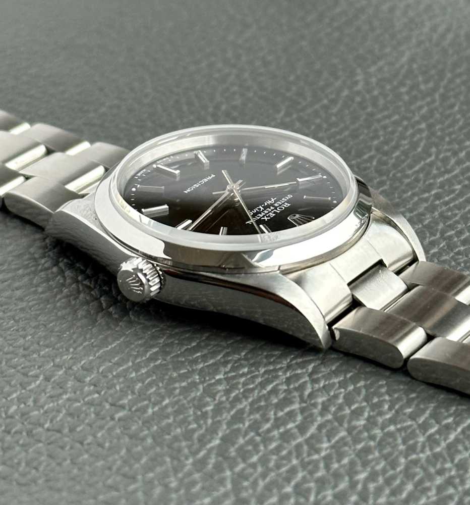 Image for Rolex Air-King 14000 Black 1998 with original box and papers