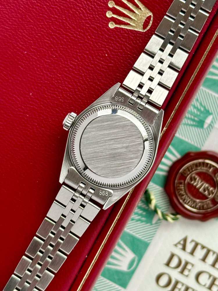 Image for Rolex Lady-Datejust "Diamond" 69174G Black 1993 with original box and papers