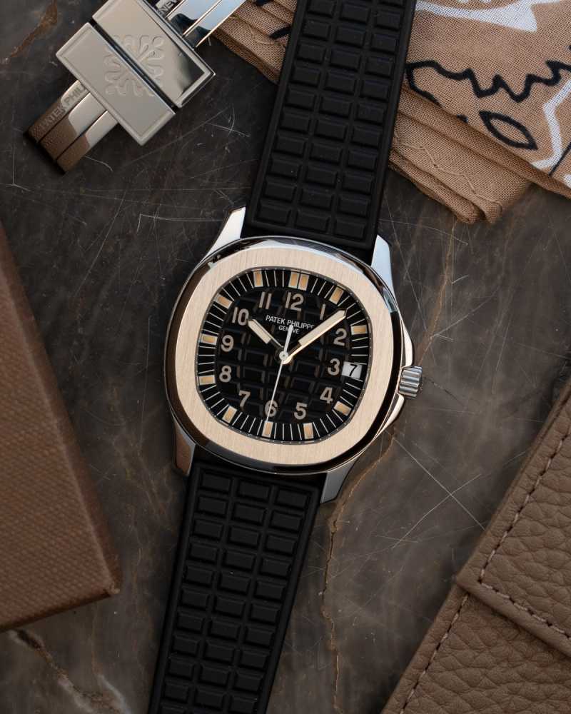 Featured image for Patek Philippe Aquanaut "Tritium" 5066 Black 2000 with original box and papers