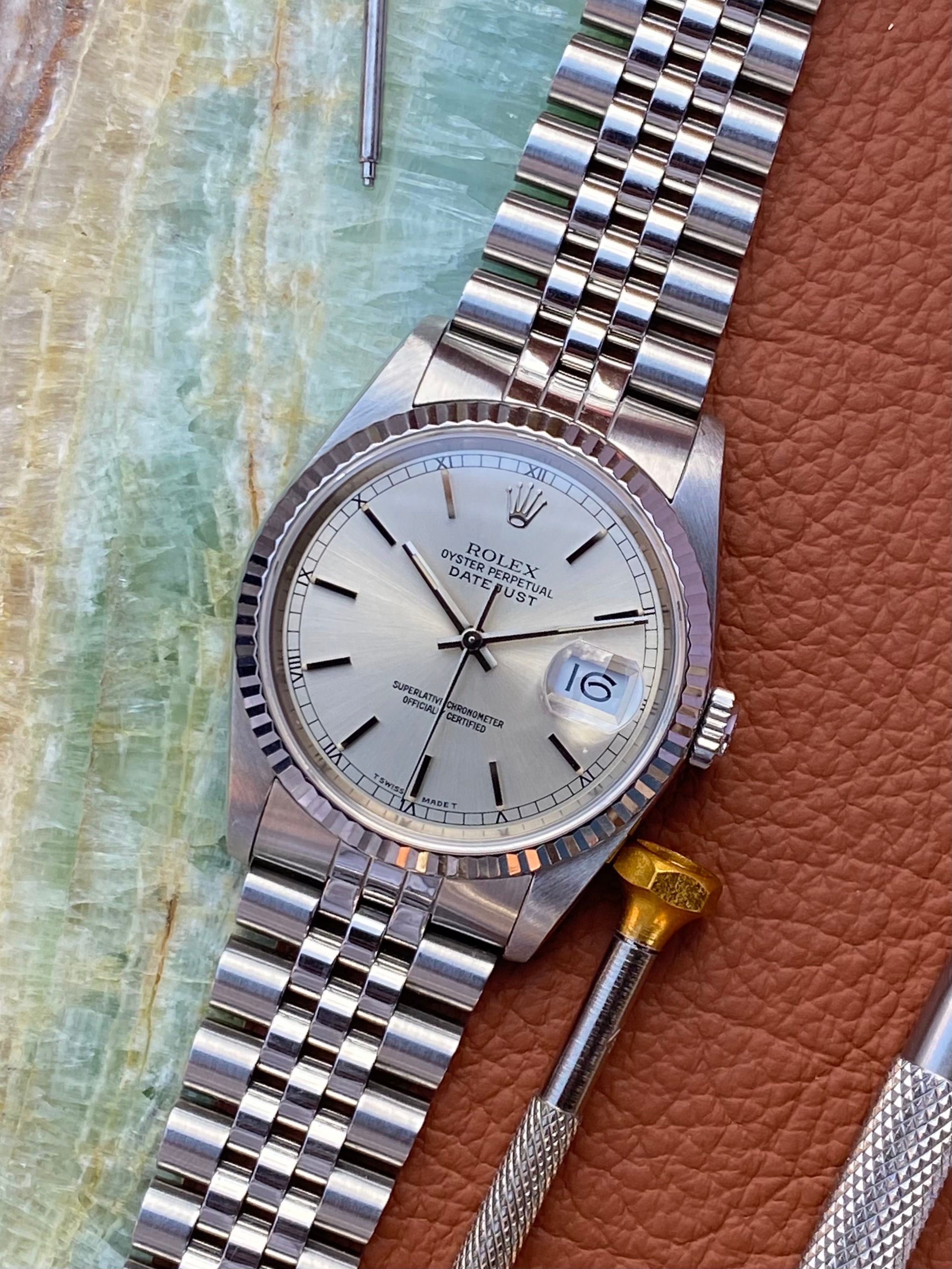 Rolex Datejust 16234 Silver 1989