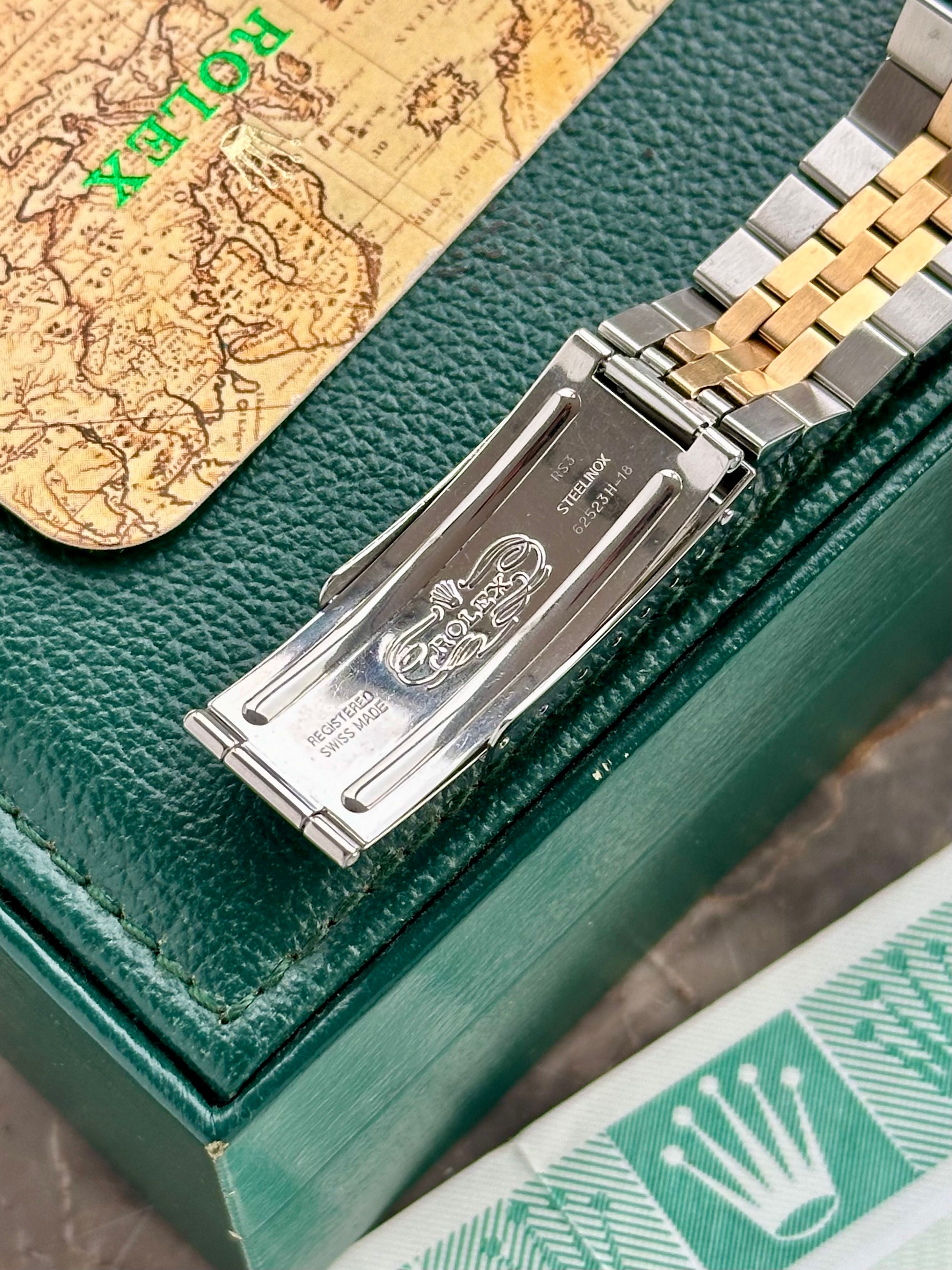 Rolex Datejust 16233 Gold 1997 with original box and papers