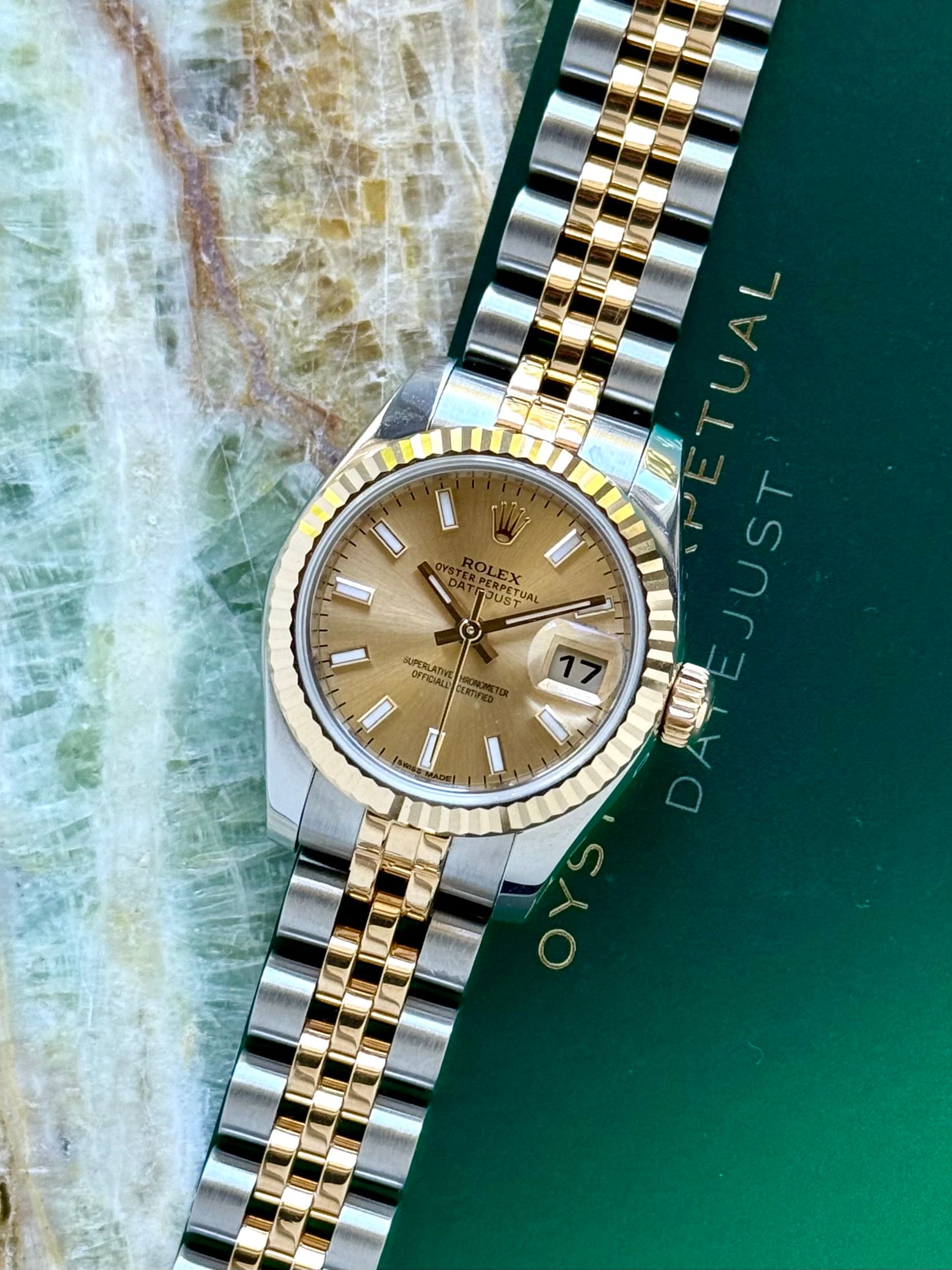 Rolex Lady-Datejust 179173 Gold 179173 with original box and papers