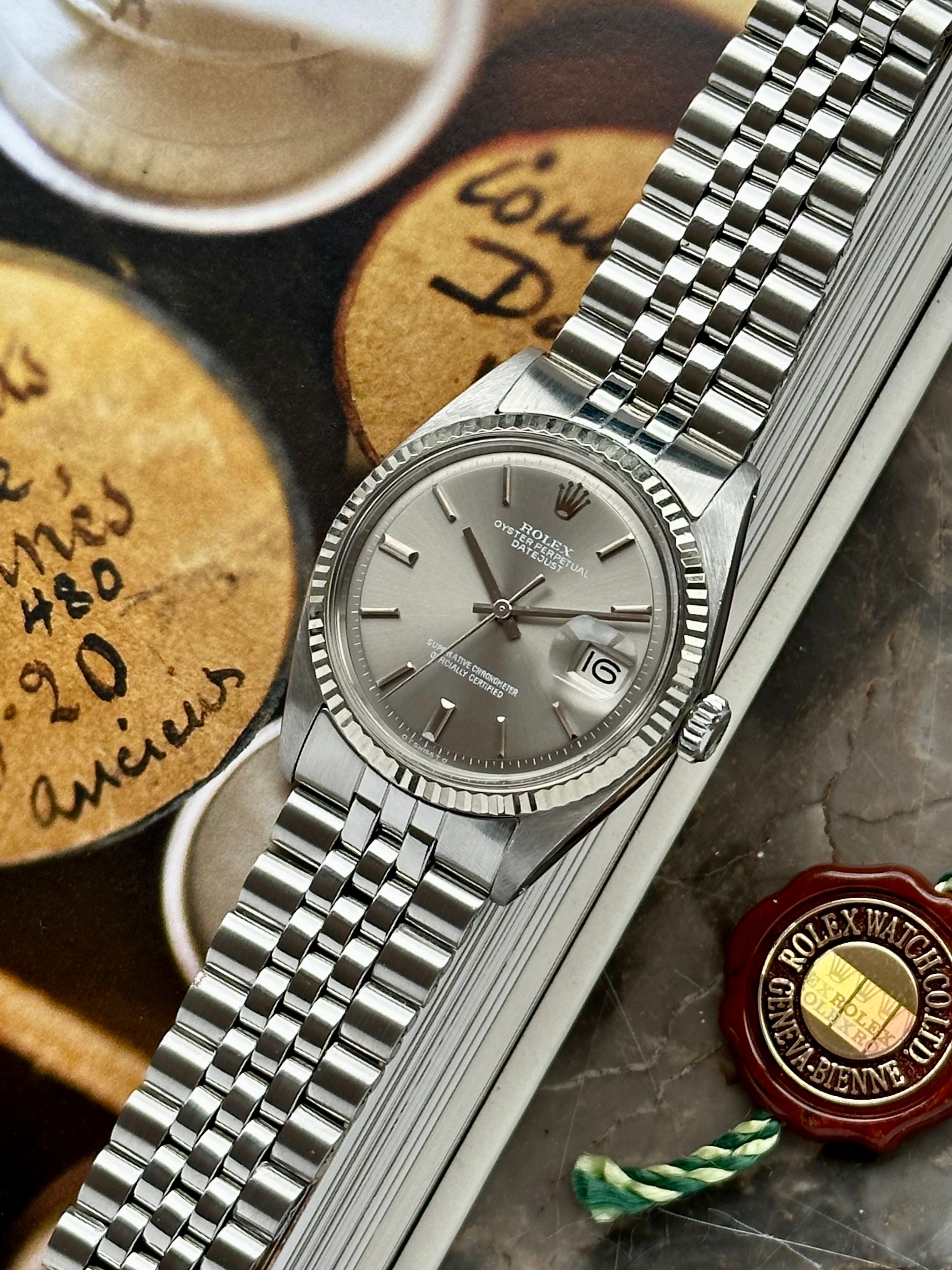 Rolex Datejust 1601 Grey 1973