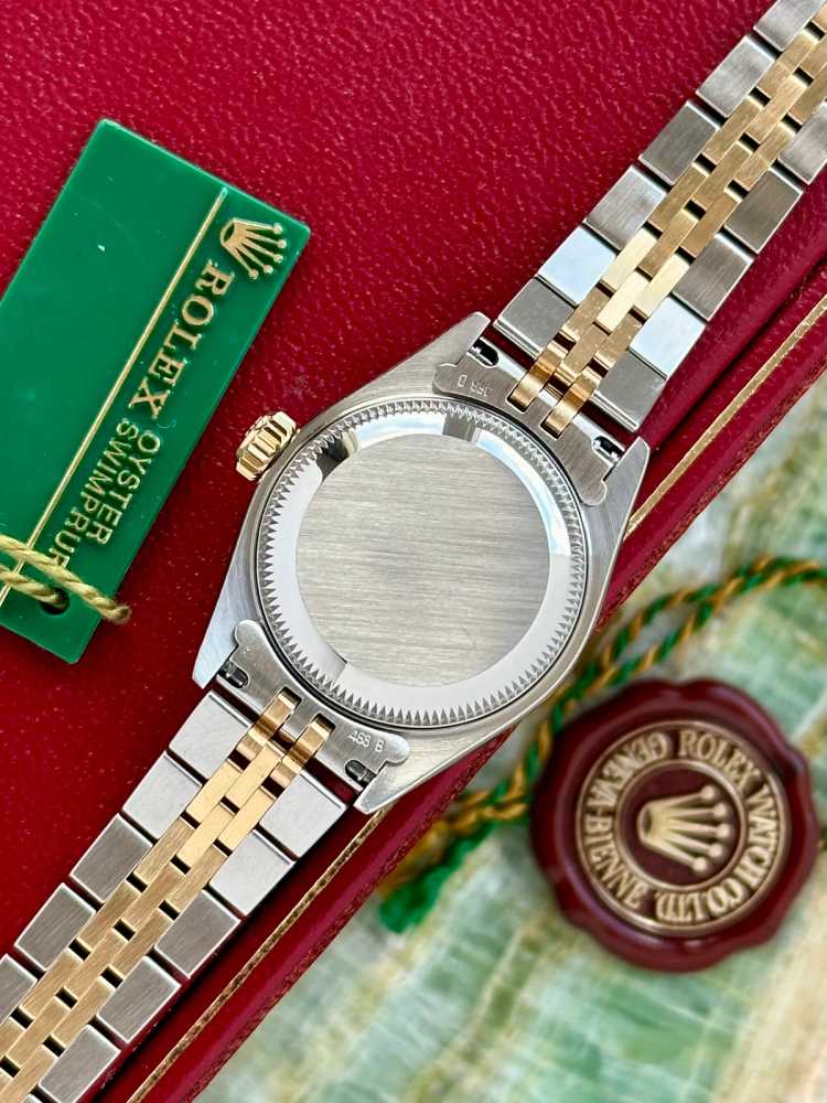 Image for Rolex Lady-Datejust "Diamond" 69173G Gold 1995 with original box and papers 4