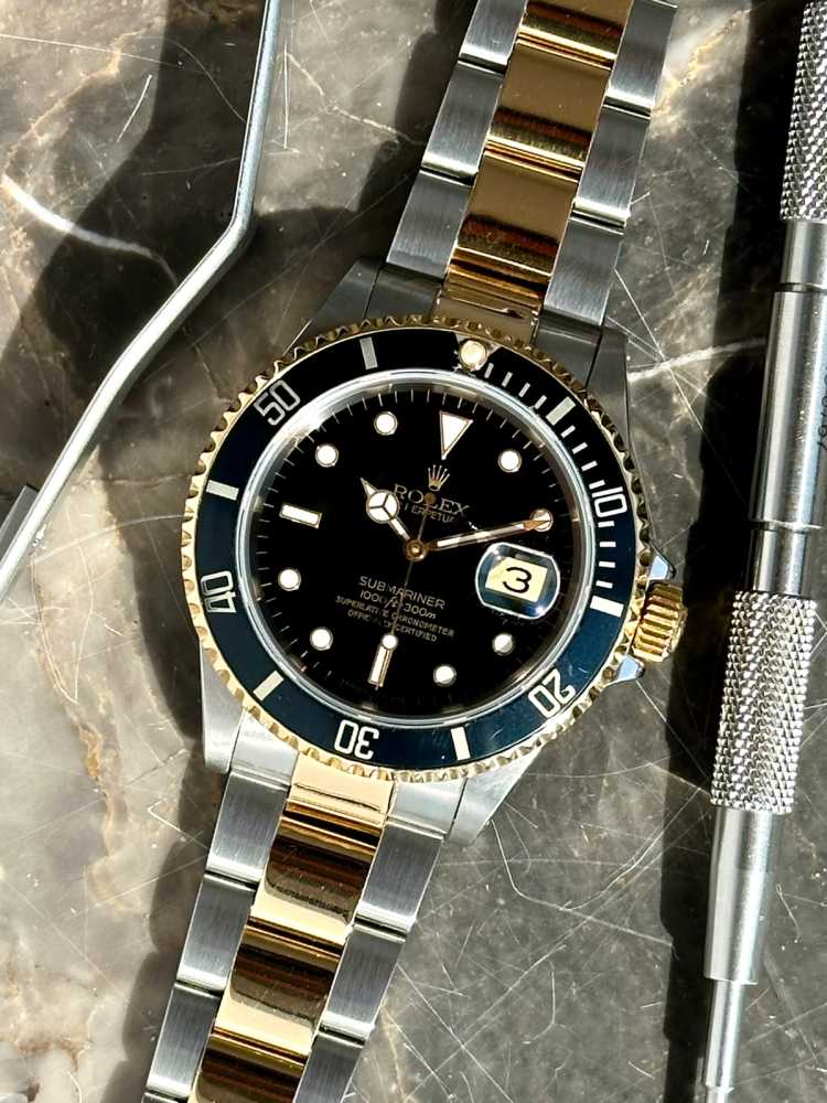 Featured image for Rolex Submariner  16613 Black 1991 with original box and papers