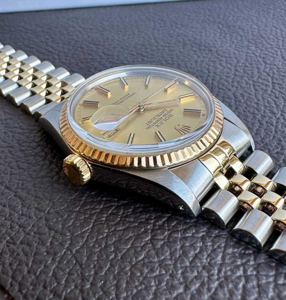 Image for Rolex Datejust 16013 Gold 1982 with original box and papers
