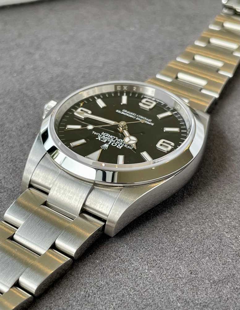 Image for Rolex Explorer 1 124270 Black 2021 with original box and papers