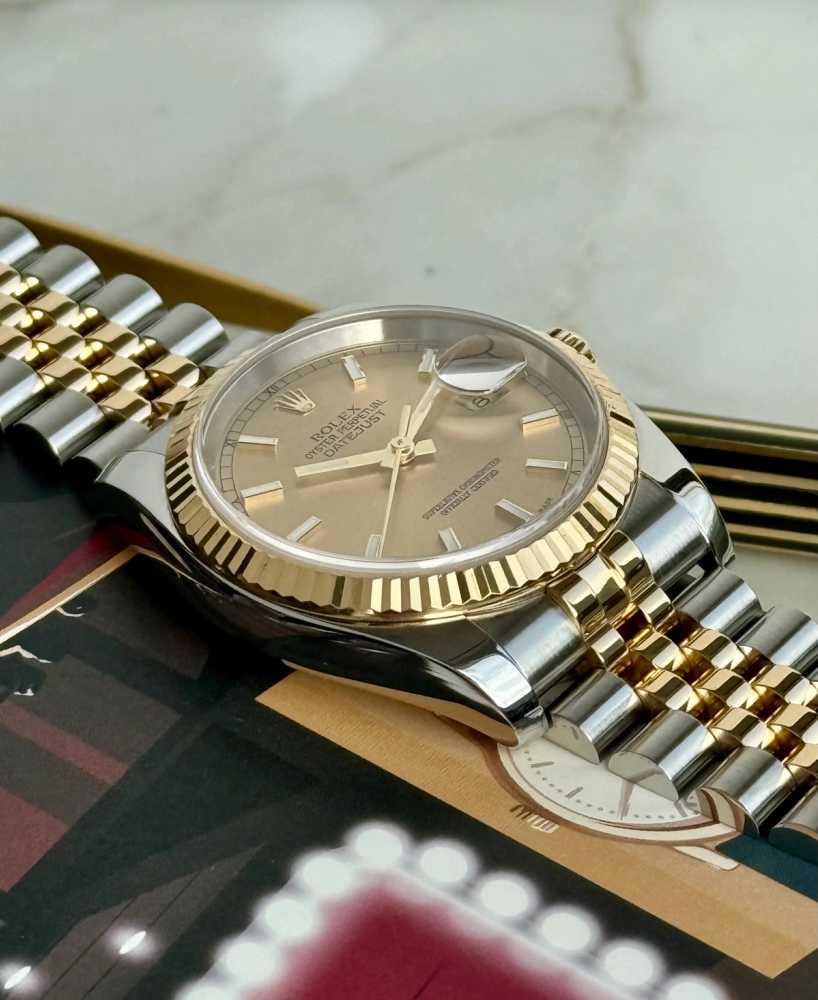 Image for Rolex Datejust 116233 Gold 2005 with original box and papers