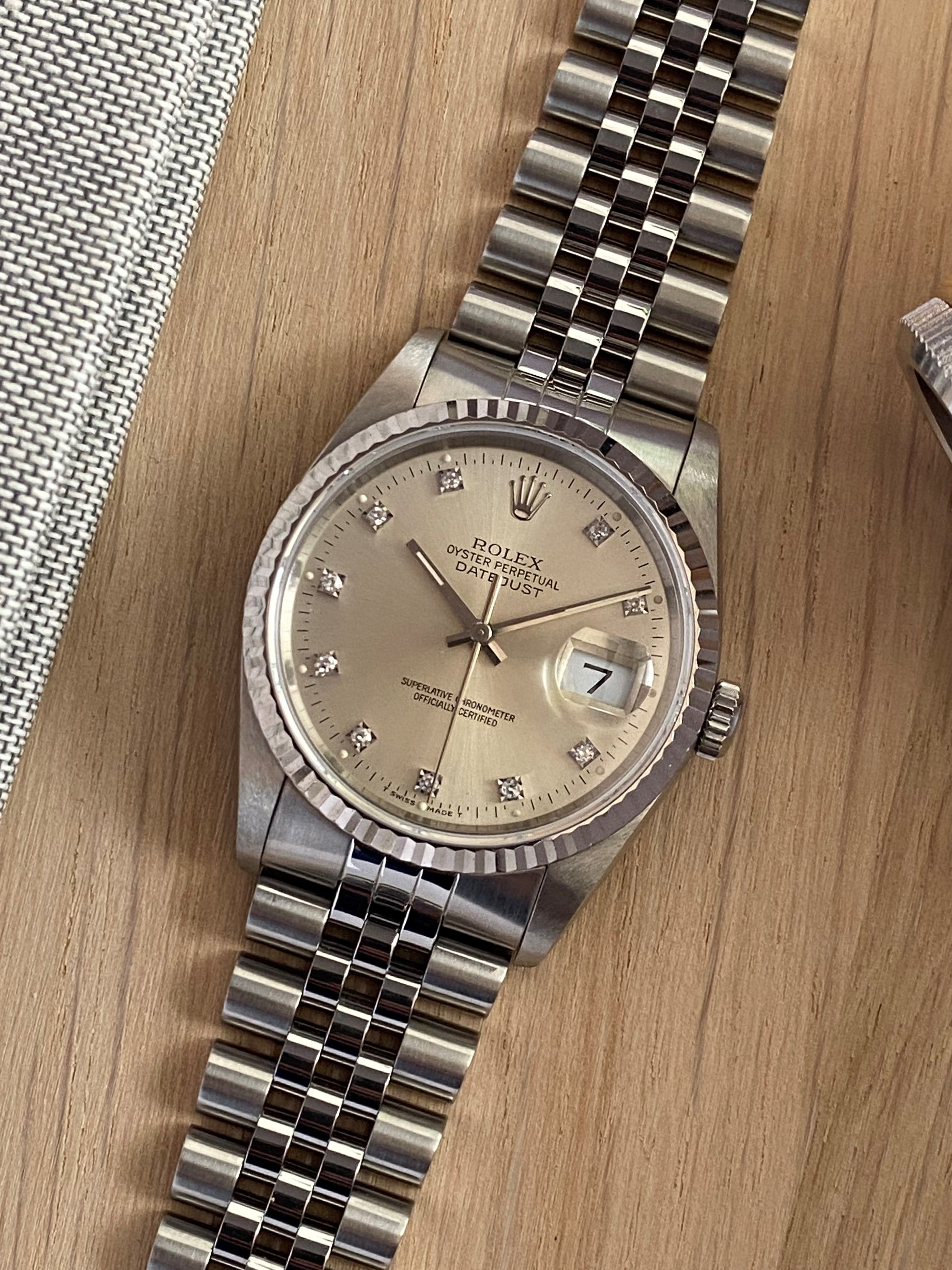 Rolex 16234 diamond dial new arrivals