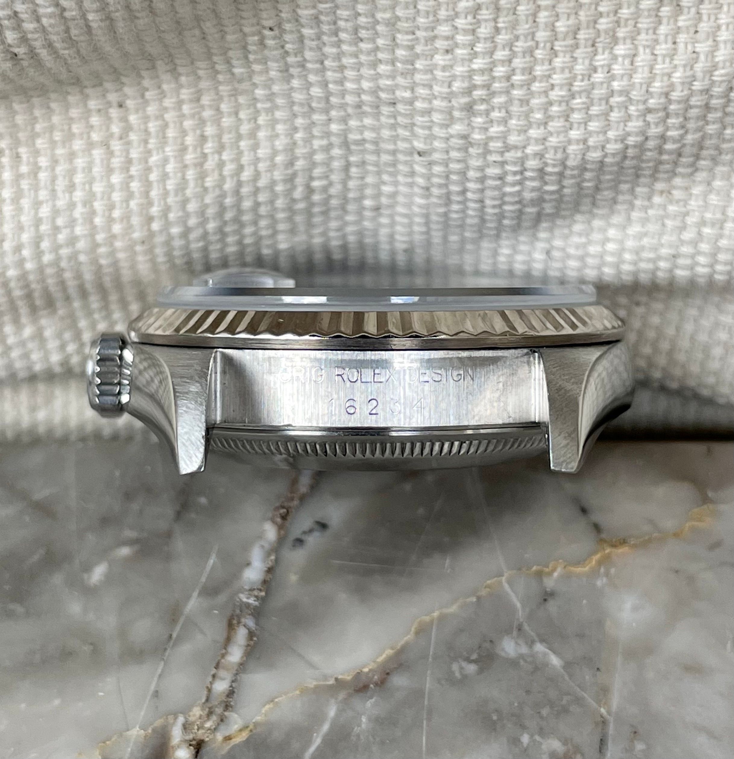 Rolex Datejust 16234 Blue 1994 with original box and papers 2