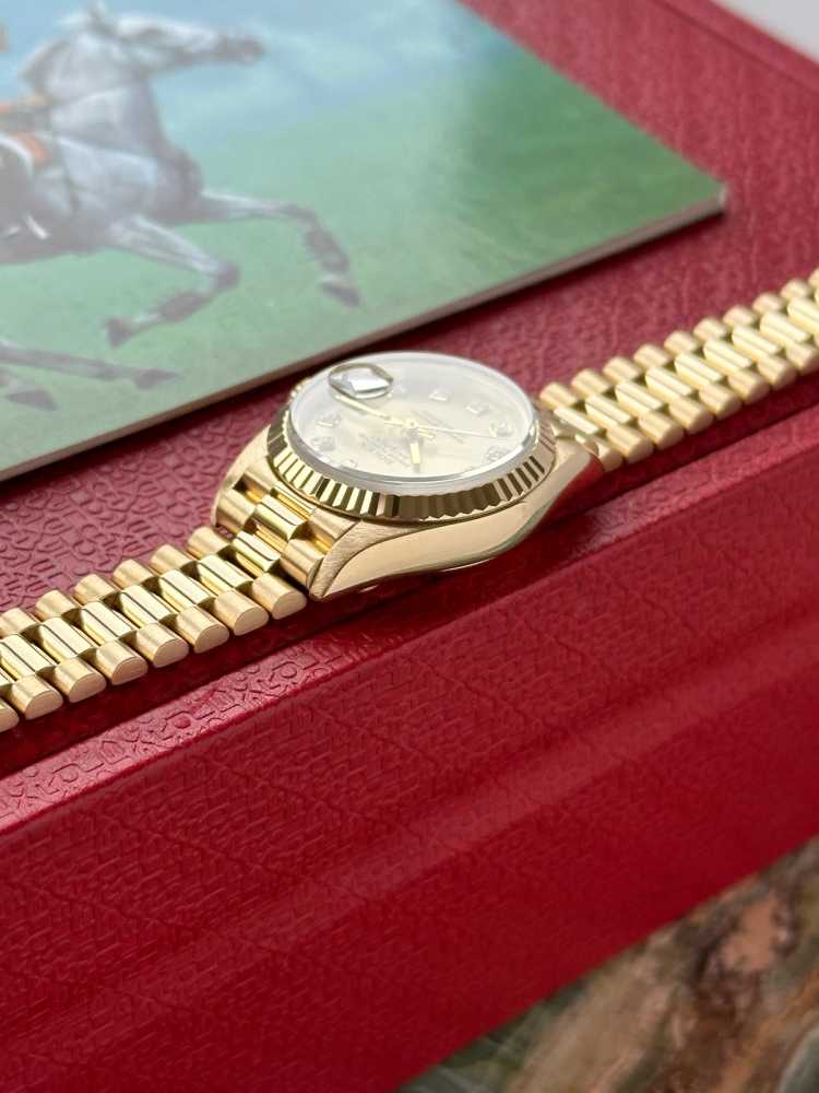 Image for Rolex Lady-Datejust "Diamond" 69178 Gold 1996 with original box and papers