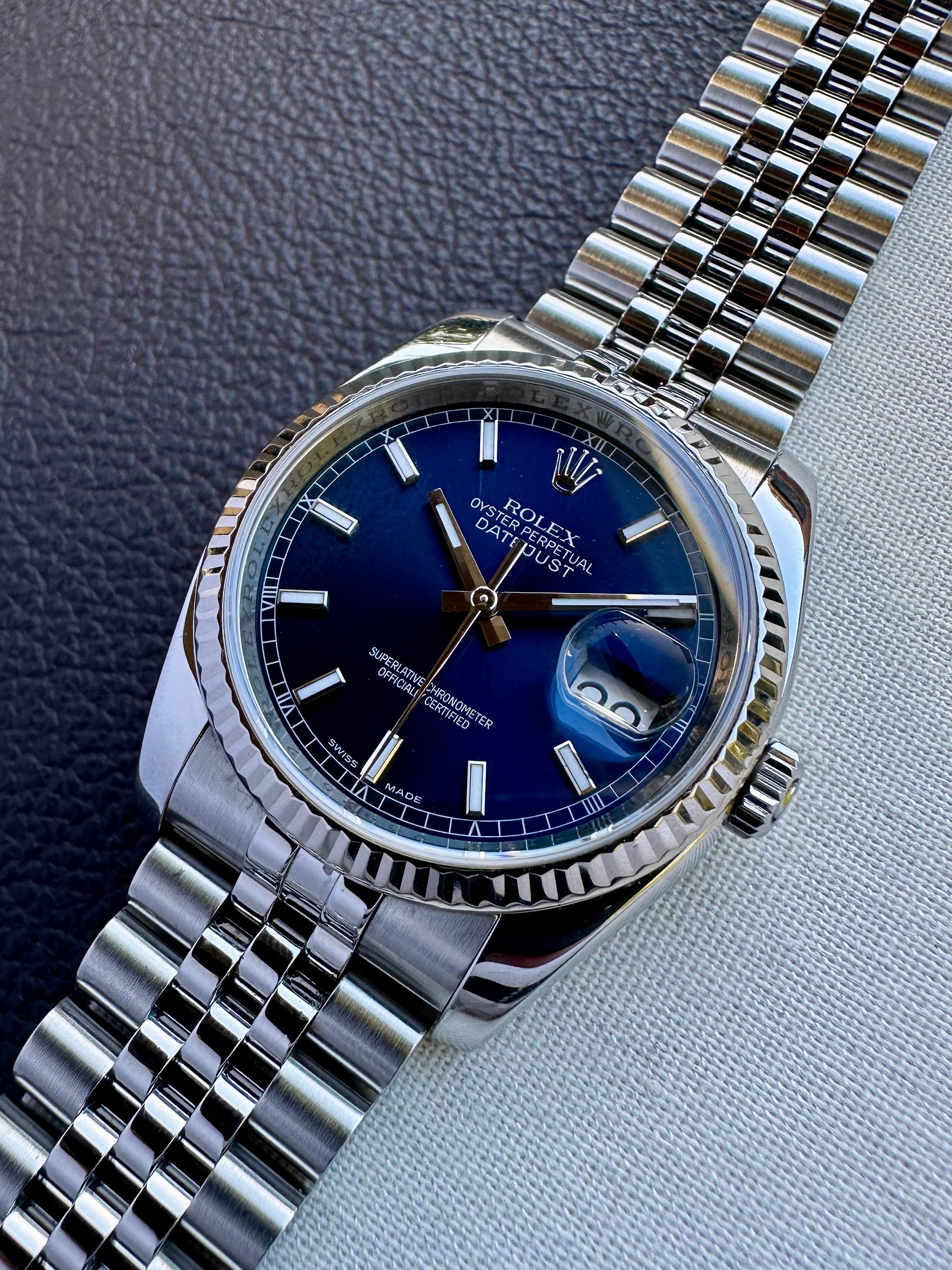 Rolex Datejust 116234 Blue 2009