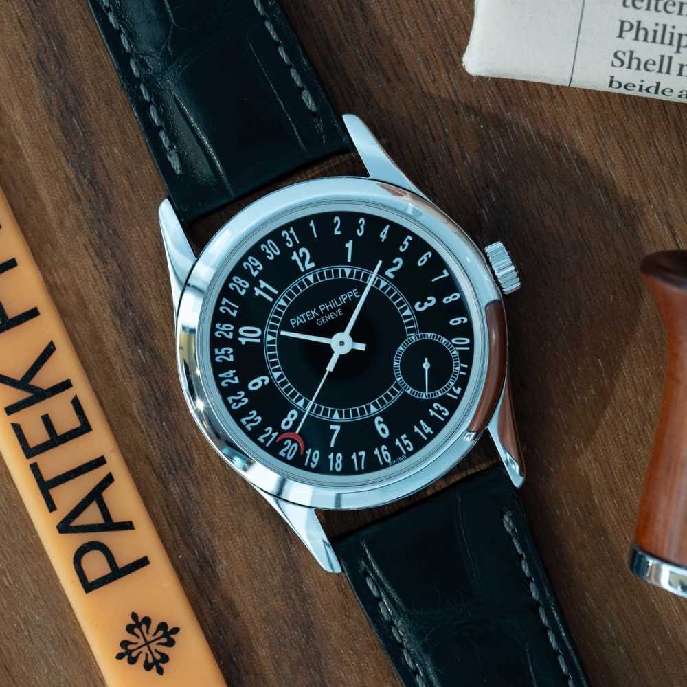 Image for Patek Philippe Calatrava 6000G Black 2009 with original box and papers