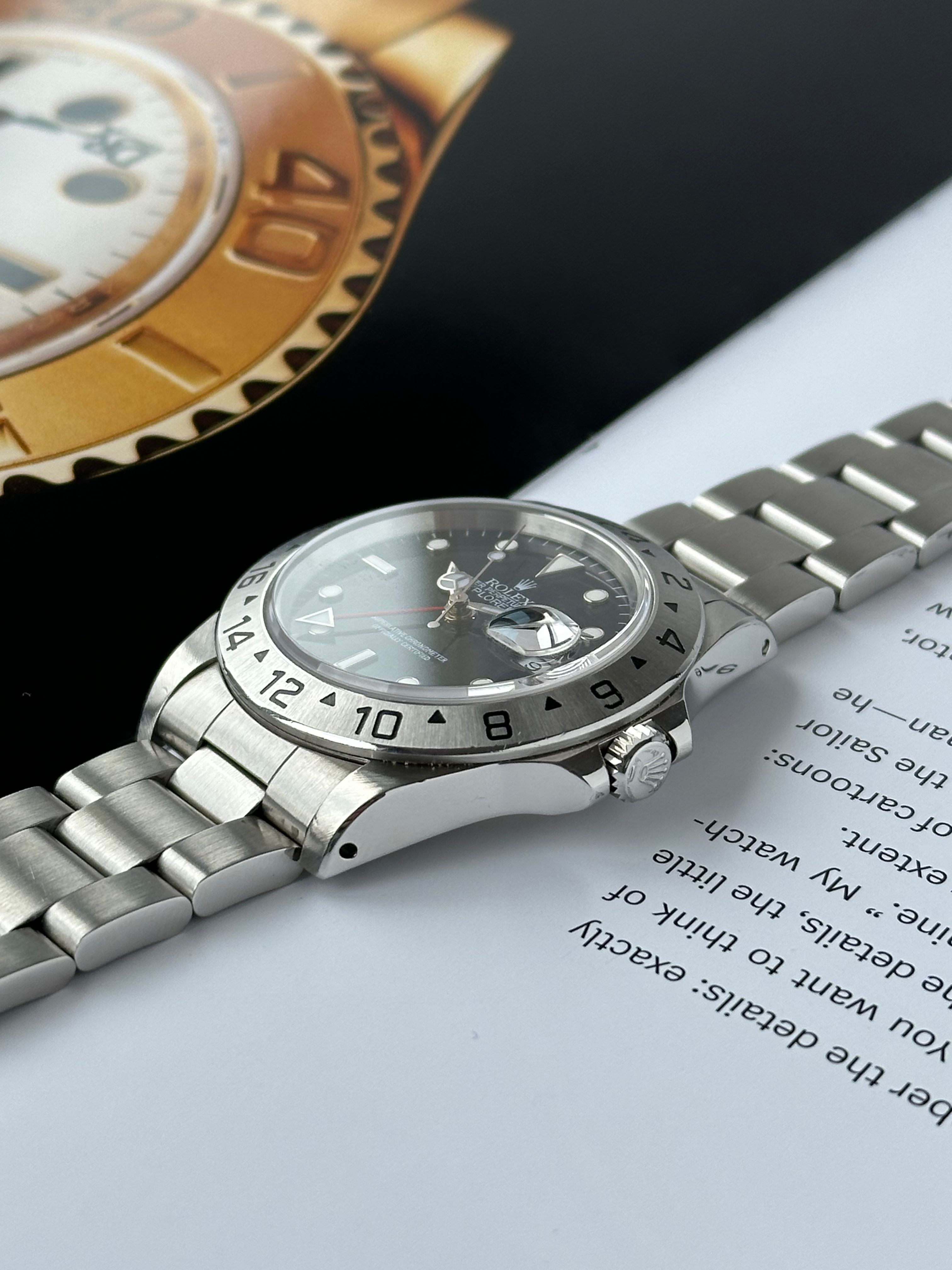 Rolex Explorer II 16570 Black 1996 with original box